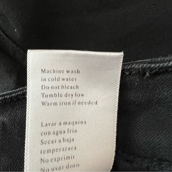 Kancan Black Cut Off Denim Jean Shorts Stretch High Rise 28  Juniors 9 - Picture 7 of 7